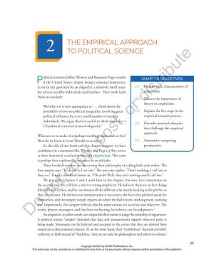The Empirical Approach to Political Science 27