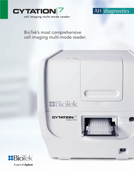 Biotek's Most Comprehensive Cell Imaging Multi-Mode Reader