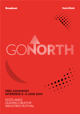 Festival Schedule Gonorthfestival.Co.Uk Amanda Millen Gonorth Festival Director Gonorth 2014