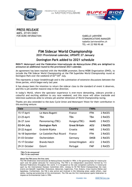 FIM Sidecar World Championship