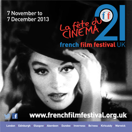 French Film Festival UK (7 November to 7 December 2013) Comes of Age at 21