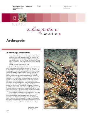 Chapter Twelve Arthropods