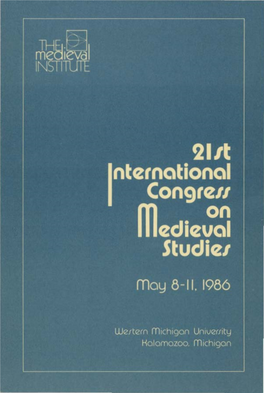 21St International Congress on Medieval Studies
