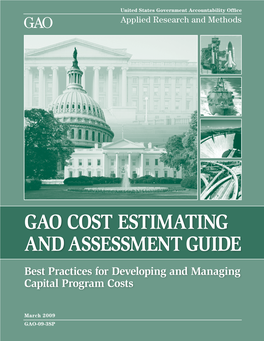 GAO-09-3SP GAO Cost Estimating and Assessment Guide: Best