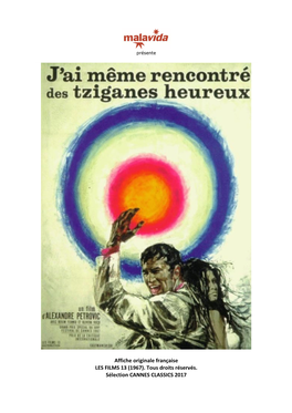Affiche Originale Française LES FILMS 13 (1967)