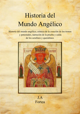 Historia Del Mundo Angélico (Fortea)