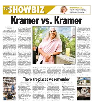 Kramer Vs. Kramer MARIE-JOELLE PARENT Much Better Looking, C’Mon,” His Personal Phone Number, QMI Agency the Real One Says As He Sits 1-800-KRAMERS