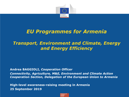 EU Programmes for Armenia