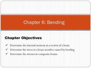Chapter 6: Bending
