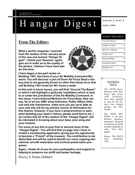 Hangar Digest a PRIL 2002