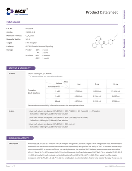 Product Data Sheet