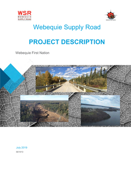 Webequie Supply Road Project Description