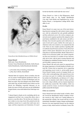 Fanny Hensel in a Letter to Karl Klingemann, Dated 22Nd March 1829, In: Die Familie Mendelssohn 1729–1847