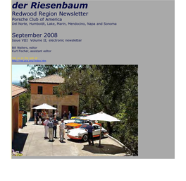 FW: Redwood Region Newsletter Newsletter Date: October 1, 2008 12:58:11 PM PDT To: Rob@Neideldesign.Com Reply-To: Truk50@Ix.Netcom.Com