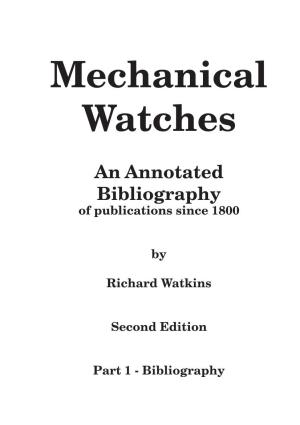 An Annotated Bibliography of Publications Since 1800