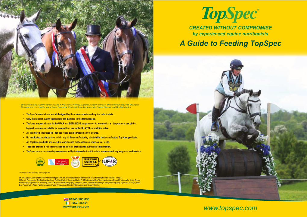 A Guide to Feeding Topspec