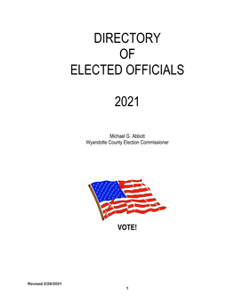 Directory of Elected Officials 2021
