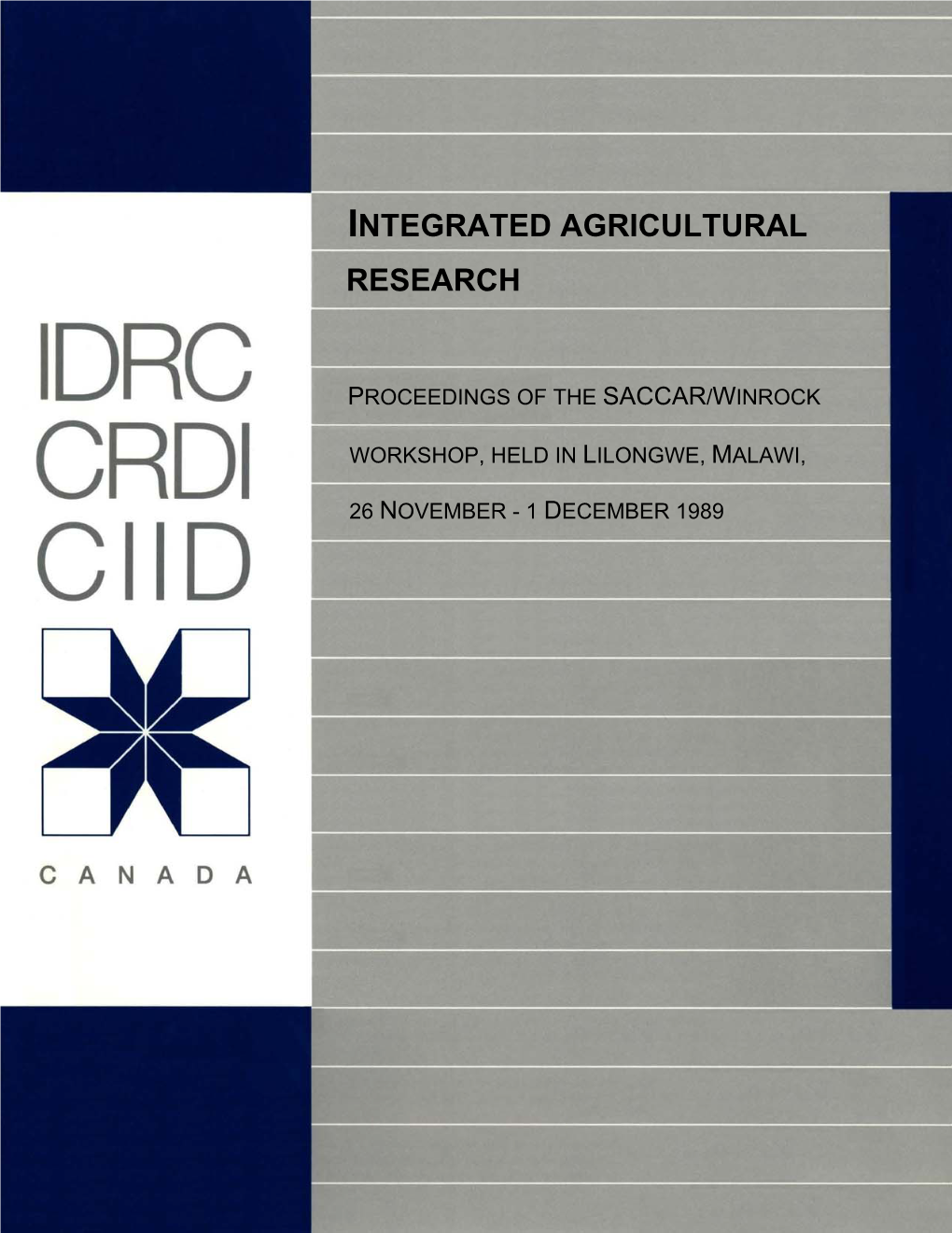 Integrated Agricultural Research