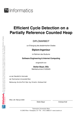 Efficient Cycle Collection in a Hybrid Garbage Collector with Reference Counting and Mark-And-Sweep