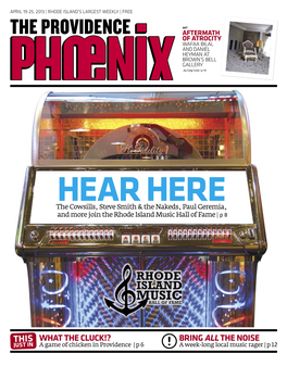 The Providence Phoenix | April 19, 2013 3