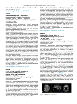 A Case of Neurosyphilis in a Patient Presenting with Bipolar Mixed Episode Suggestive Symptoms