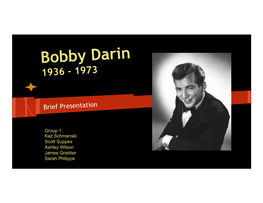 Bobby Darin.Pptx