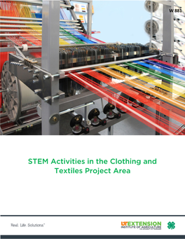 STEM Activities in the Clothing and Textiles Project Area W