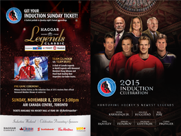 Induction Celebration Gala Brochure