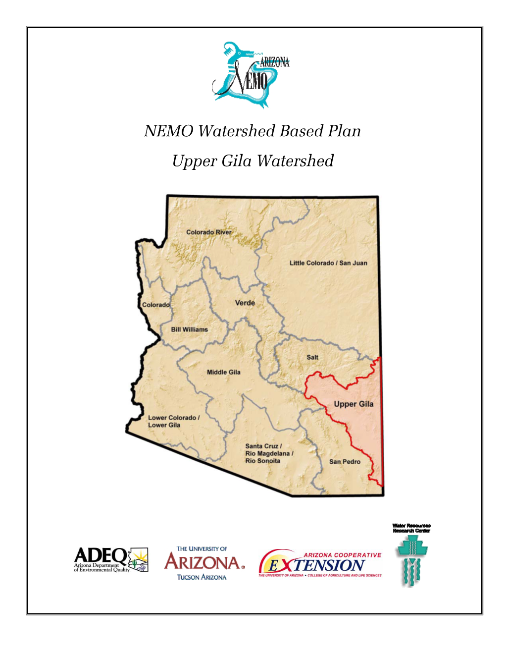 NEMO Watershed Based Plan Upper Gila Watershed