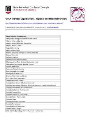 GPCA Member List