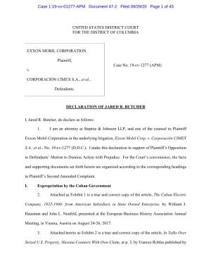 Case 1:19-Cv-01277-APM Document 47-2 Filed 09/29/20 Page 1 of 43