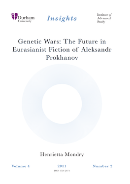 The Future in Eurasianist Fiction of Aleksandr Prokhanov