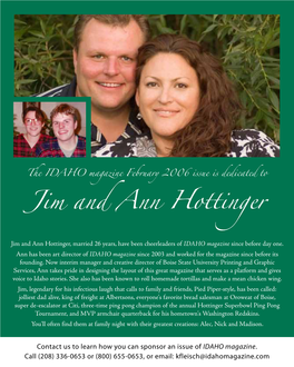 Jim and Ann Hottinger