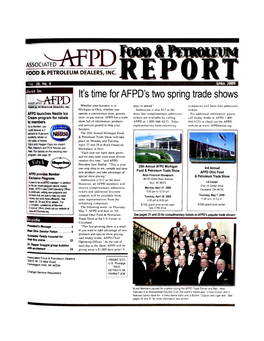 It's Time for AFPD's Two Spring Trade Shows
