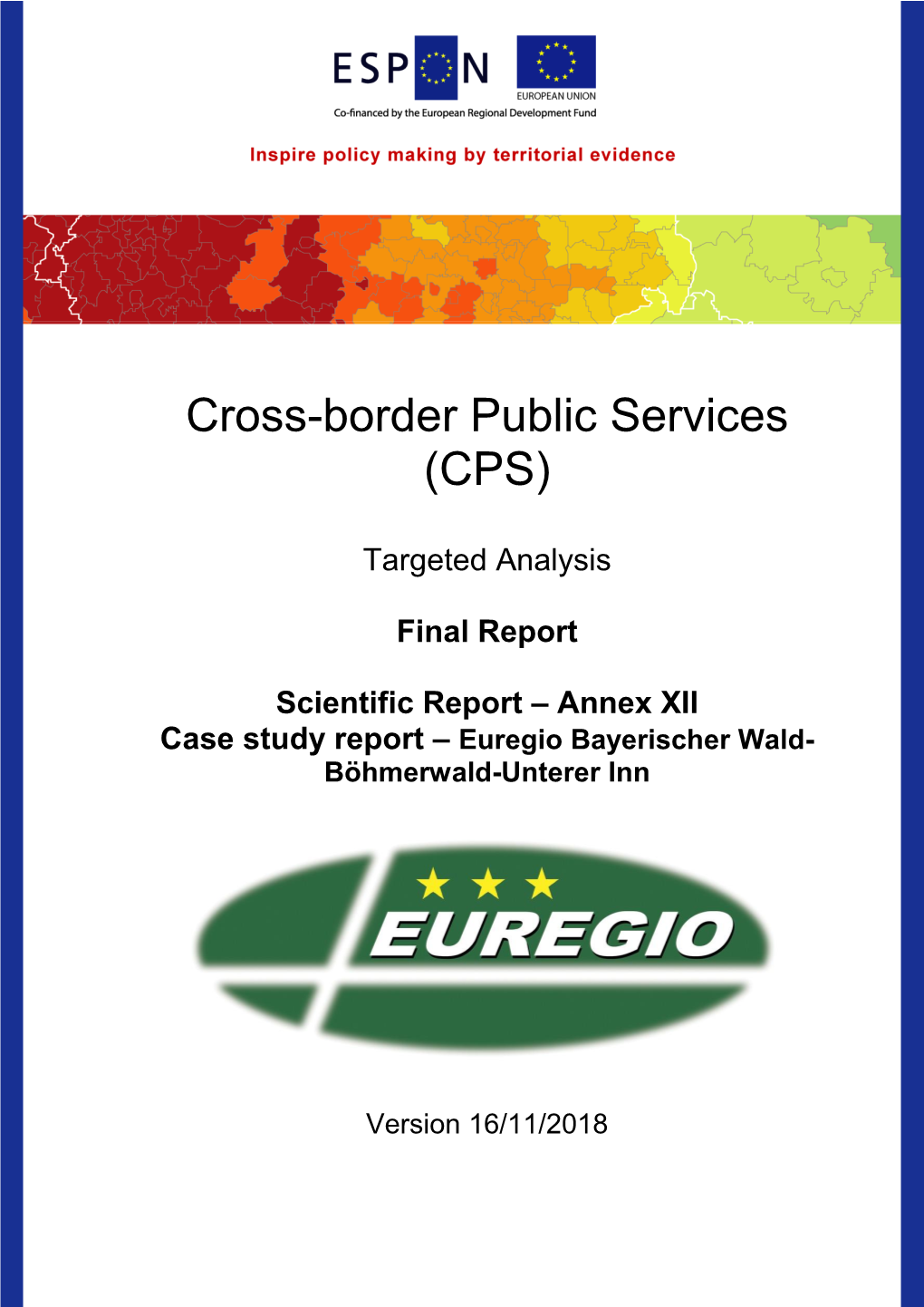 ESPON CPS 15 Scientific Report Annex XII Bayerischer Wald