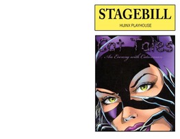 The Hijinx Theatre Playbill for Cat-Tales: an Evening with Catwoman