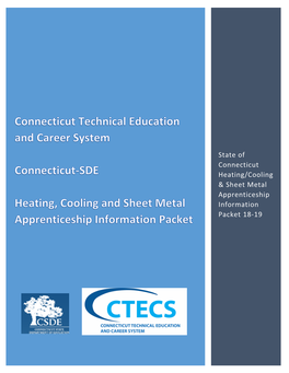Heating and Cooling and Sheet Metal Apprenticeship Information Packet