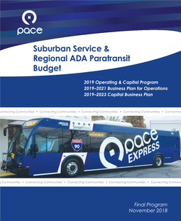 Suburban Service & Regional ADA Paratransit Budget