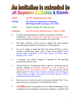 2014 Guyana Annual Mass Flier(1)