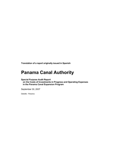 Panama Canal Authority