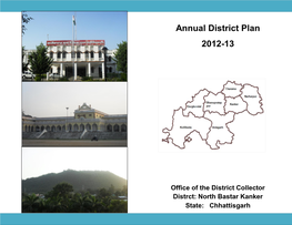 Annual District Plan 2012-13 for Kanker