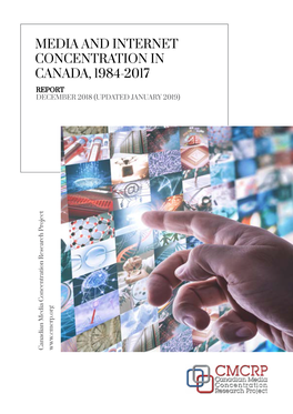 Media and Internet Concentration in Canada