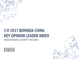 Bomoda 1'H 2017 KOL Index