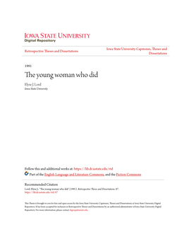 The Young Woman Who Did