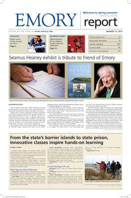 Seamus Heaney Exhibit Is Tribute to Friend of Emory Emory Photo Video
