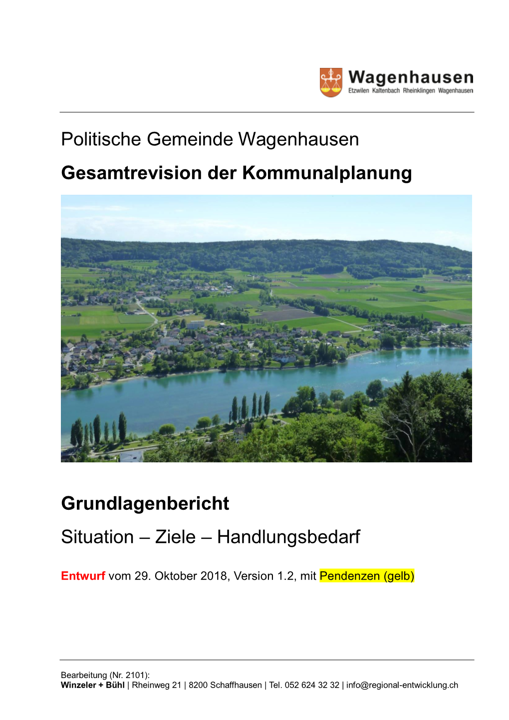 Grundlagenbericht Gesamtrevision [Pdf, 4.5