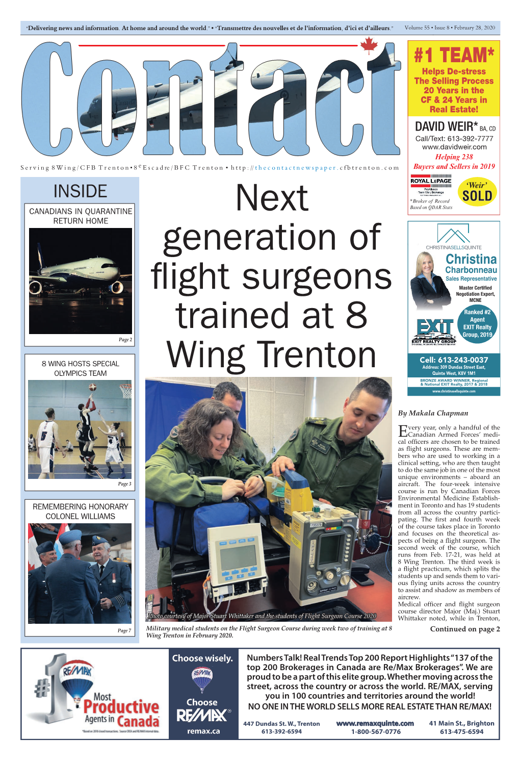 Next Generation of Flight Surgeons Trained at 8 Wing Trenton