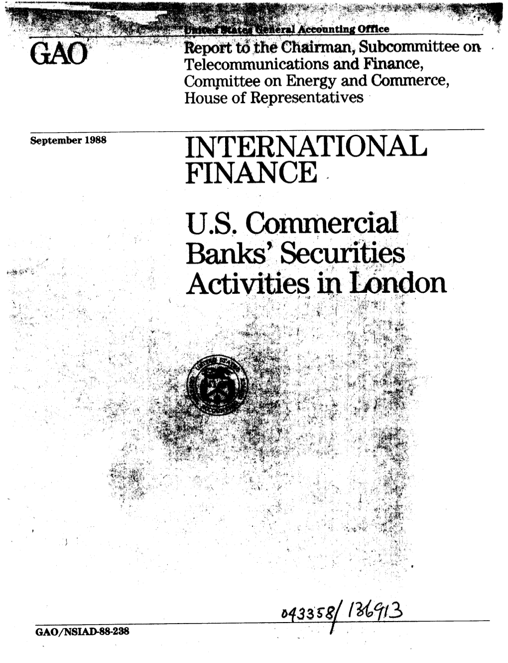 US Commercial Banks' Securities