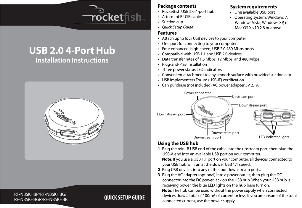 USB 2.0 4-Port