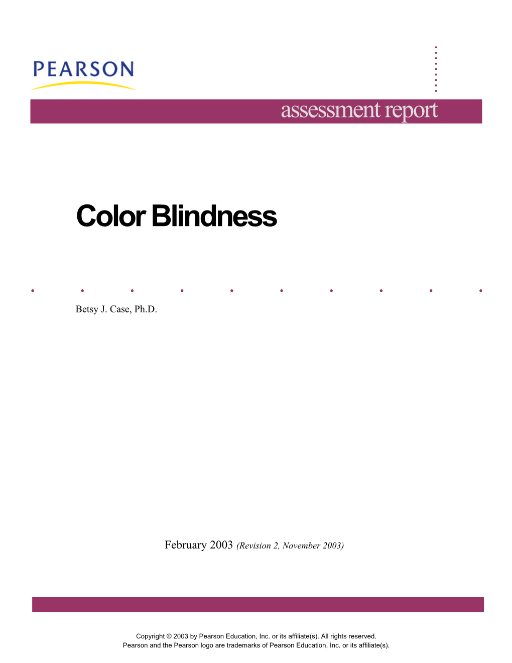 Color Blindness